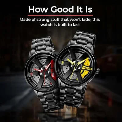 Skemi Spin Wheel Watch with Brake Disc