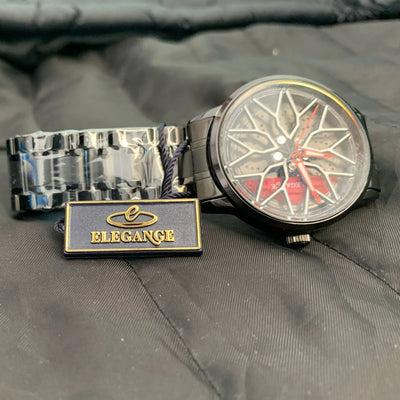 Luxury Elegance Spinning Wheel Watch