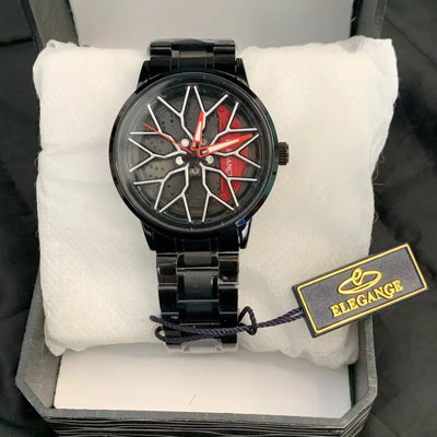 Luxury Elegance Spinning Wheel Watch